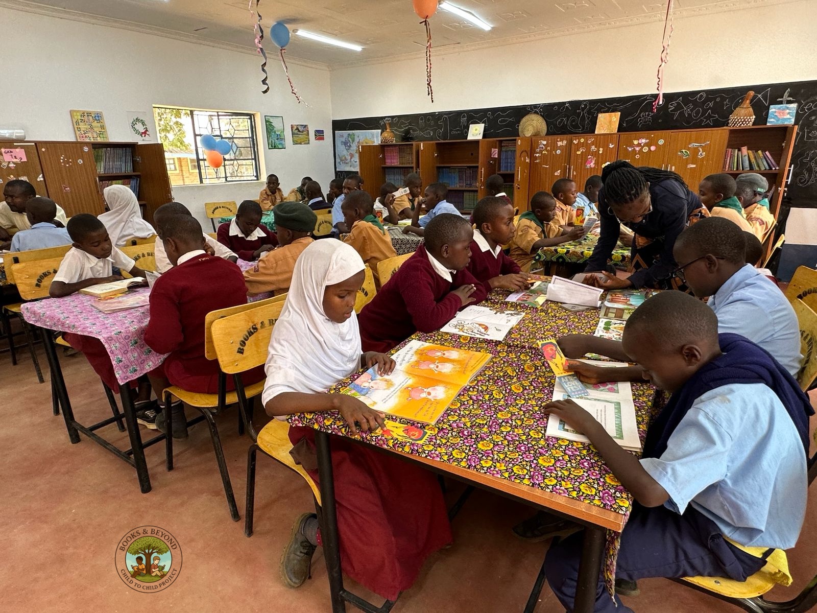 Books & Beyond launch day — library