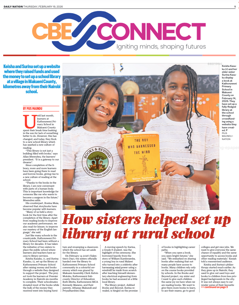 Daily Nation Kenya — Books & Beyond feature, page 41